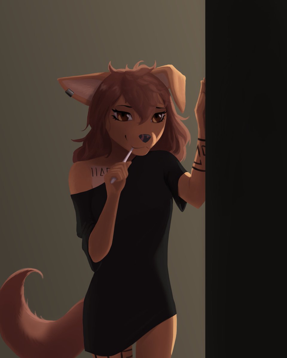 KukiMuk89564424's tweet photo. POV: You woke up to find Apogee has appropriated your shirt and toothbrush! Seriously? What will she take next, your pants?? fanart for @tinygaypirate https://t.co/JmU7pP9feB