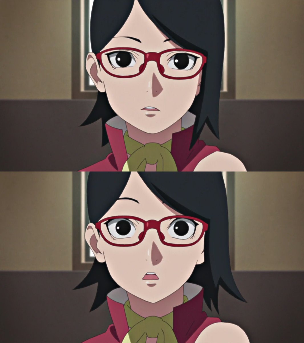 BorutoShots_'s tweet photo. Sarada Uchiha in Boruto Ep 20 https://t.co/ZnMo1F5c9X