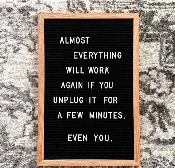 mwcareercoach's tweet photo. Reminder to reset and recharge your mind just like you do for your devices. ⚡️💕
#unplugit #unplug #resetandrecharge #reset #recharge #mindfulness https://t.co/Ceqn0Nov2T