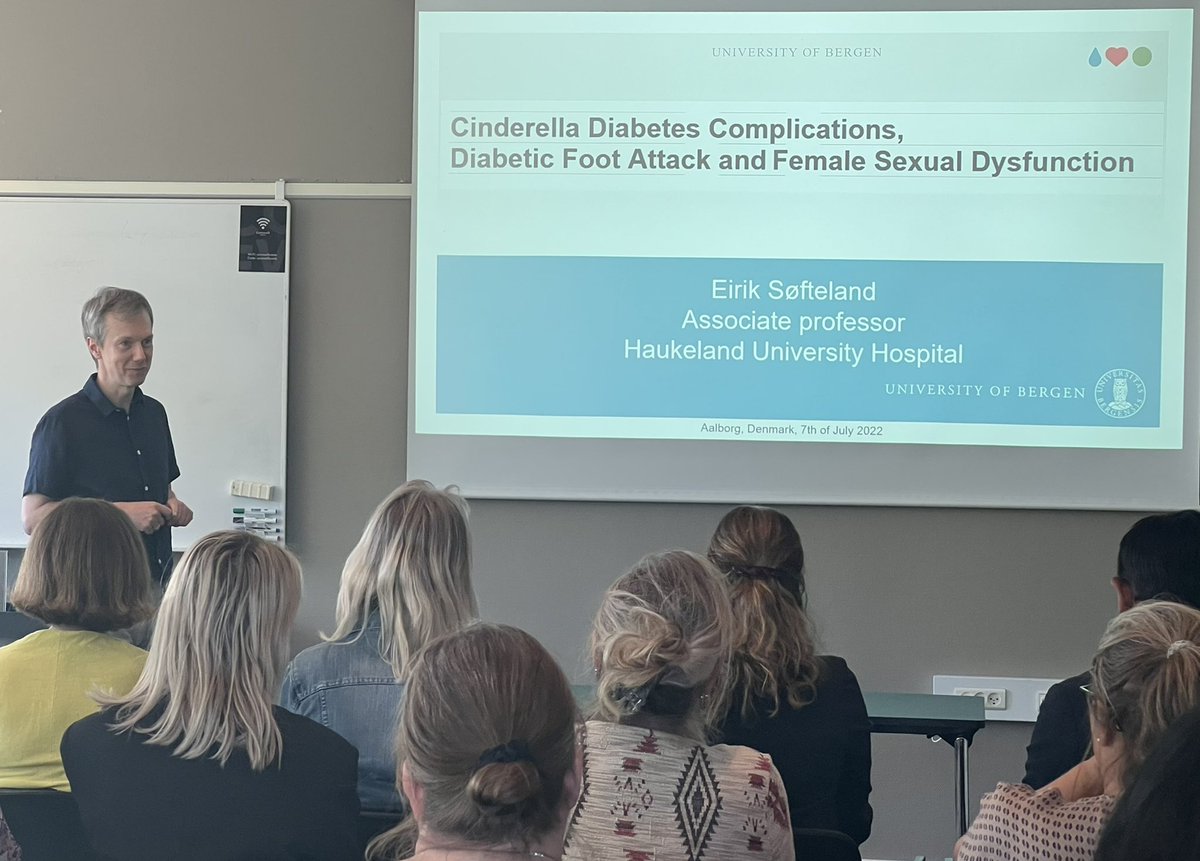 NielsEjskjaer's tweet photo. Phenomenally inspiring masterclasses at @AalborgUH today on “Cinderella Diabetes Complications” - Packed with science, technology and clinical practice.
#Neuropathy
#FemaleSexualDysfunction
#DiabeticFootAttack
Thx great speakers and great audience!
@Haukeland_no @KingsCollegeNHS https://t.co/MXWeH2tFZx