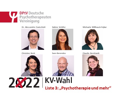 Mit neuem Account
Für die Vertreterversammlung der KV Baden-Württemberg stellen wir uns zur Wahl: