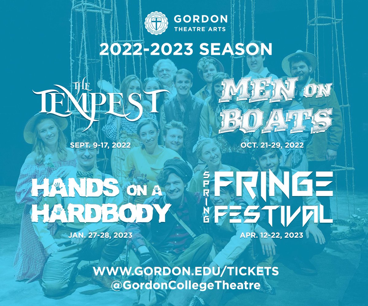 GordonTheatre's tweet photo. Additional details and ticketing info coming soon to 
https://t.co/k9G6RiV3n5 and https://t.co/njjb1b6lTE https://t.co/6W3L8VBJd4