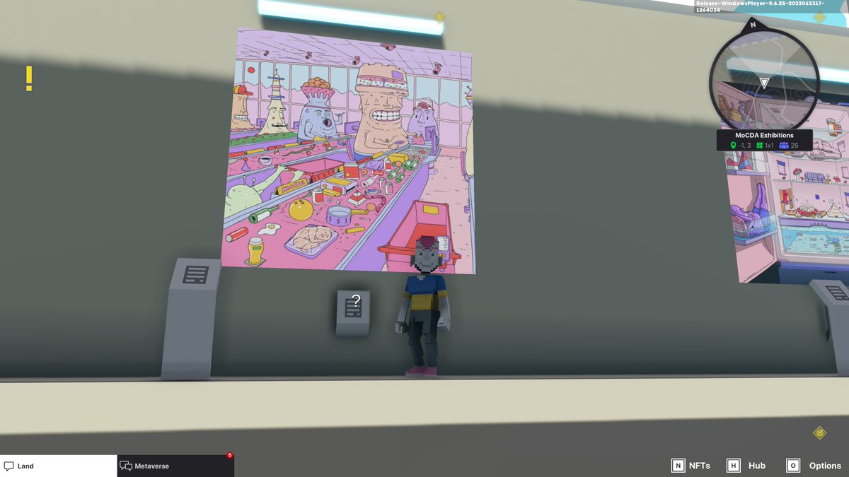 dernaersa's tweet photo. @TheSandboxGame @MOCDA_ I just participated in the #TheSandbox weekly contest for a chance to win 200 mSAND! Here is my favorite piece from the ‘Impossible Worlds’ exhibition, check out my screenshot below!
👇 https://t.co/g5i9SlfT4Z
