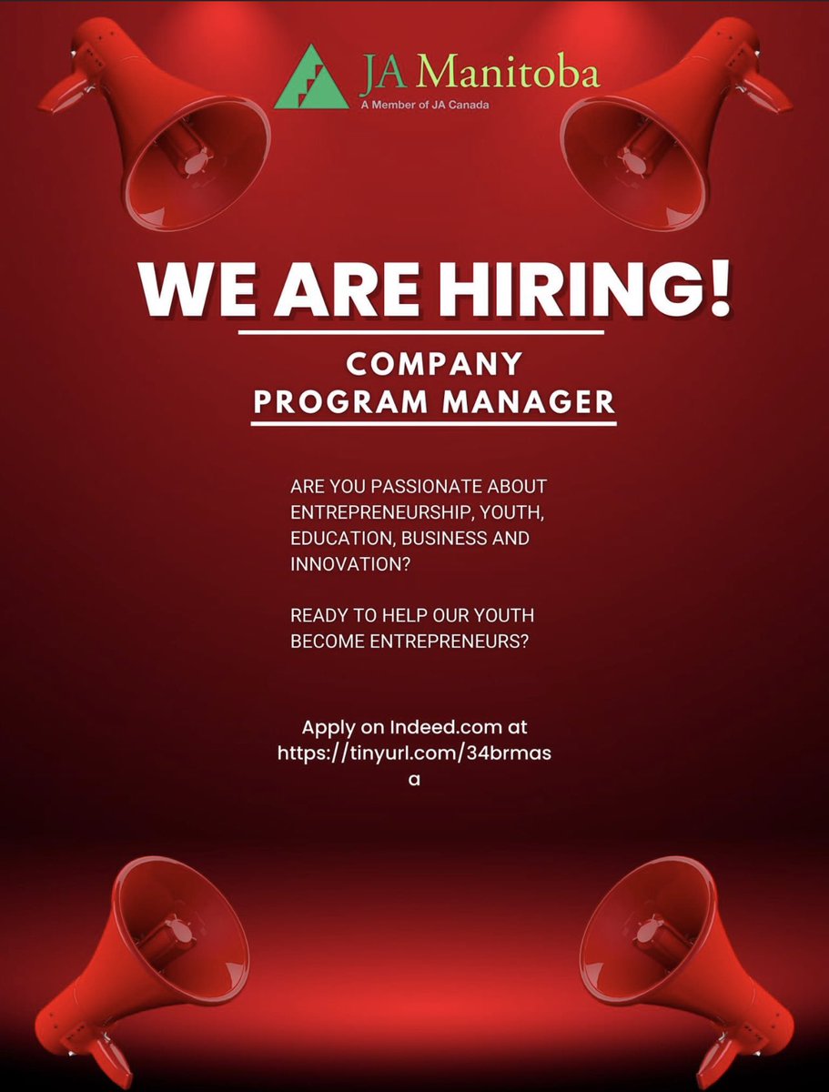 JAManitoba's tweet photo. Great part time, work from home job opportunity. If you are outgoing, enthusiastic and ready to help the next generation of entrepreneurs then apply today at https://t.co/gyHQcnDM14 https://t.co/iBYWis0RJR