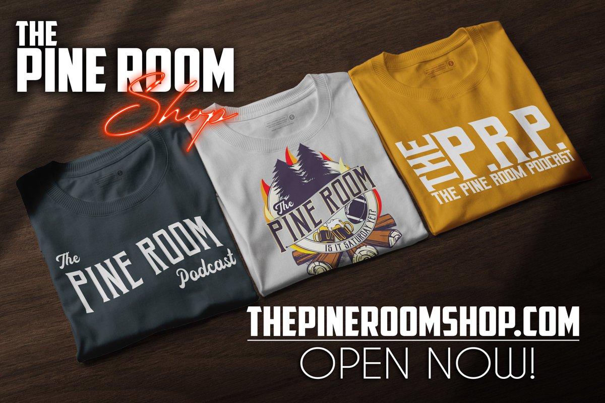 🚨HUGE ANNOUNCEMENT🚨 The Pine Room Shop is officially open! Head over to thepineroomshop.com and pick up your very own Pine Room gear. More merchandise will be rolling out soon so keep up to date! Thank you to all of you who have followed along the journey so far!