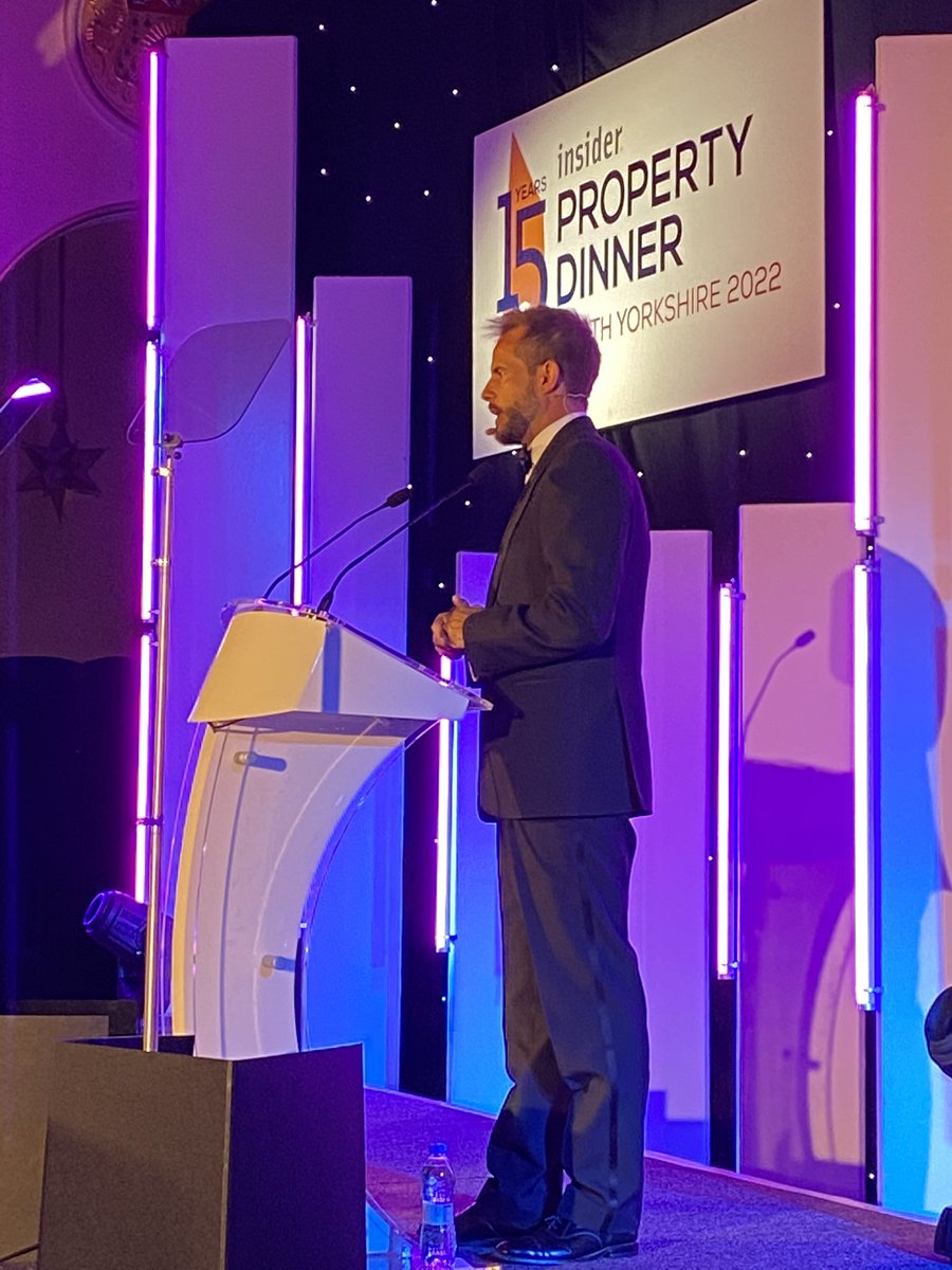 Delighted to attend and sponsor the business card draw at tonight’s <a href="/insideryorks/">Insider</a> #southyorksprop gala dinner and celebrate some fantastic local developments