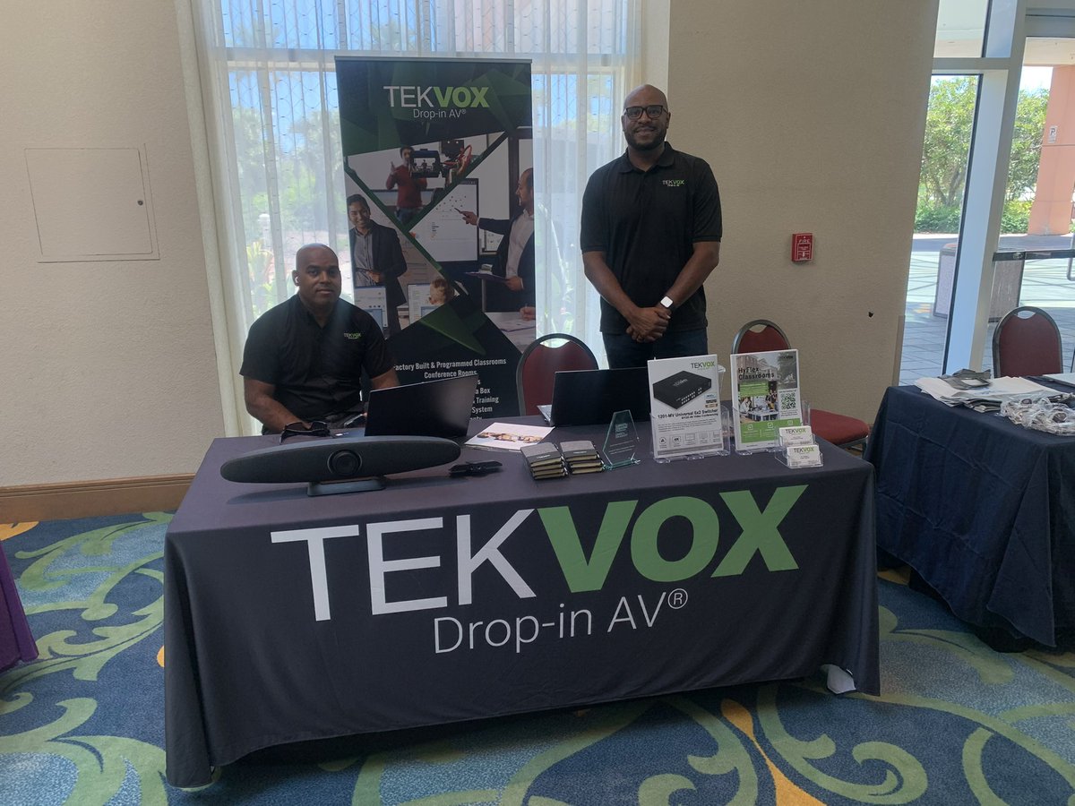 Huge shoutout to our vendor, <a href="/TEKVOX/">TEKVOX INC</a> , that came to support HAABSE  during our  inaugural #HAABSEreconnect conference.