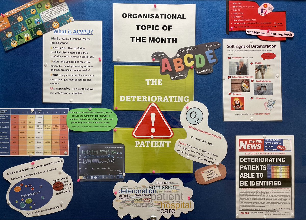 Sharon L Matthews (@sharonm87630982) on Twitter photo Deteriorating Patient is topic of the month!! Look out for information on educational boards and trolley dashes coming to your ward soon with <a href="/CatrionaSuth/">Catriona Sutherland</a> <a href="/PHUDetPatient/">PHU Deteriorating Patient</a> <a href="/PHUptsafety/">PHU Patient Safety</a> <a href="/chris1985_tina/">Teena Chris</a> <a href="/CClinskills/">QAPHU_clinskills</a> #OneTeam Deteriorating Patient is topic of the month!! Look out for information on educational boards and trolley dashes coming to your ward soon with <a href="/CatrionaSuth/">Catriona Sutherland</a> <a href="/PHUDetPatient/">PHU Deteriorating Patient</a> <a href="/PHUptsafety/">PHU Patient Safety</a> <a href="/chris1985_tina/">Teena Chris</a> <a href="/CClinskills/">QAPHU_clinskills</a> #OneTeam