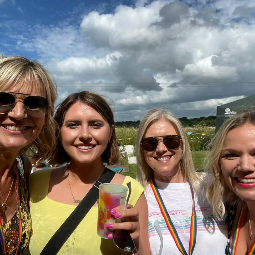 hr_disruptive's tweet photo. Throwing it back to Homefest 2022 ✨. When Lucy, Karen, and their respective families, took a few days of R&amp;R together, with a sprinkle of festival magic! #ChangeHR4Good #ThrowbackThursday https://t.co/lz8BfihKXF