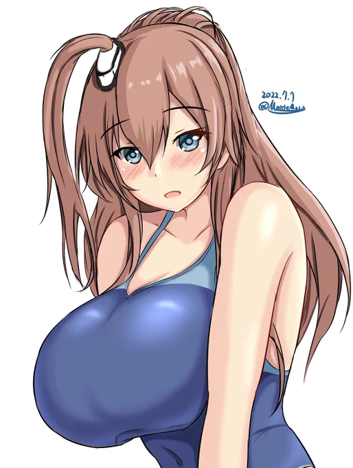 サラトガさん
#艦これ版深夜の真剣お絵描き60分一本勝負
#艦これ版真剣お絵描き60分一本勝負_20220707
#サラトガ 