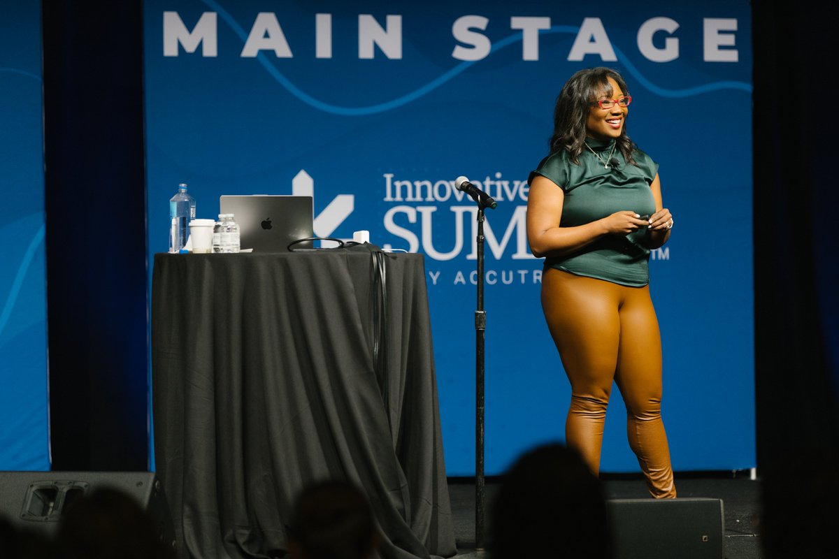 AccuTrainK12's tweet photo. Main Stage Moments: @Dr_TalithiaW sharing on diversity and representation of all students in STEM. Thank you for jumpstarting the 2022 Innovative Schools Summit Las Vegas! #innovativeschoolssummit https://t.co/aPThz0p1QR