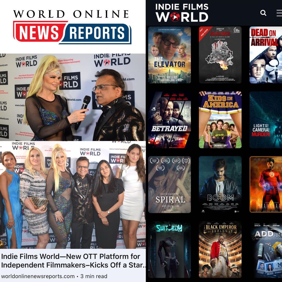 #WorldOnlineNews Reports — @indiefilmsworld is changing the industry for global #filmmakers & audiences with #affordable access to dynamic #movies, #webseries, #TV, #podcasts, etc. 🌟 indiefilmsworld.com #RDC #RuthDavisConsultingLLC @realmukeshmodi worldonlinenewsreports.com/article/579204…