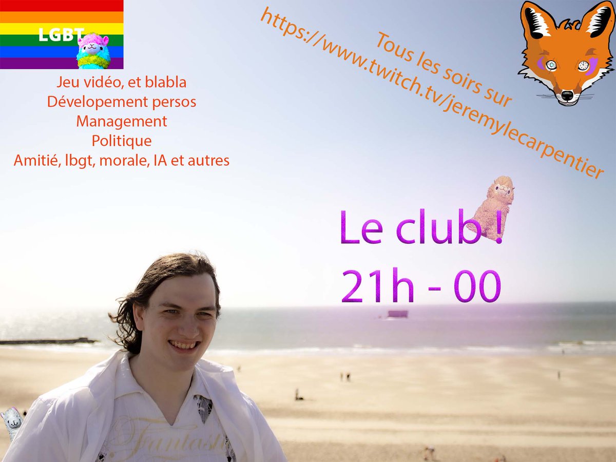 jeremy_blane's tweet photo. Tous les soirs https://t.co/Xn4iK3mauK
#twitch #valorant #Foxtex #Leclubdesclubs https://t.co/a9Sy6ZvJ8p
