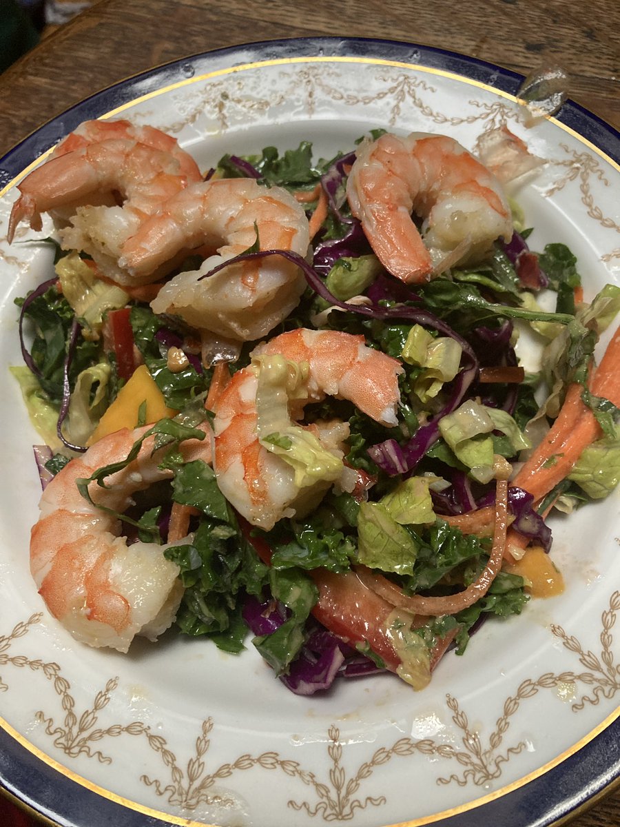 Nice to have <a href="/charlie_defi/">Charles</a> at home to cook. Thai Salad!