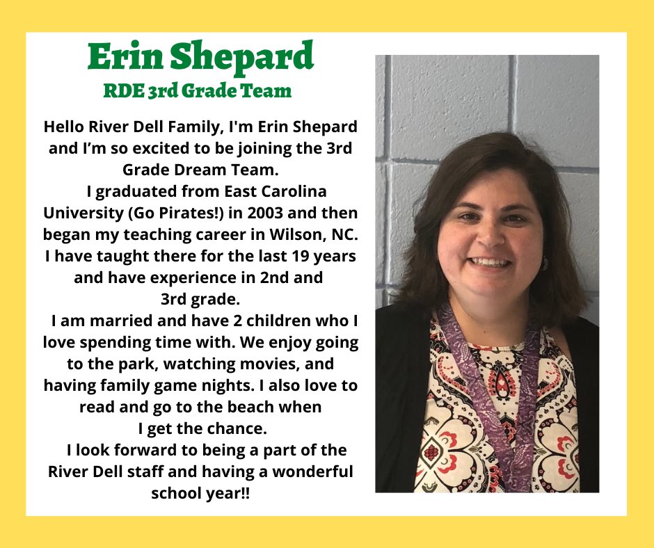 In the next couple of weeks we will be spotlighting new additions to our amazing RDE Dream Team. We are so excited to have them joining us!