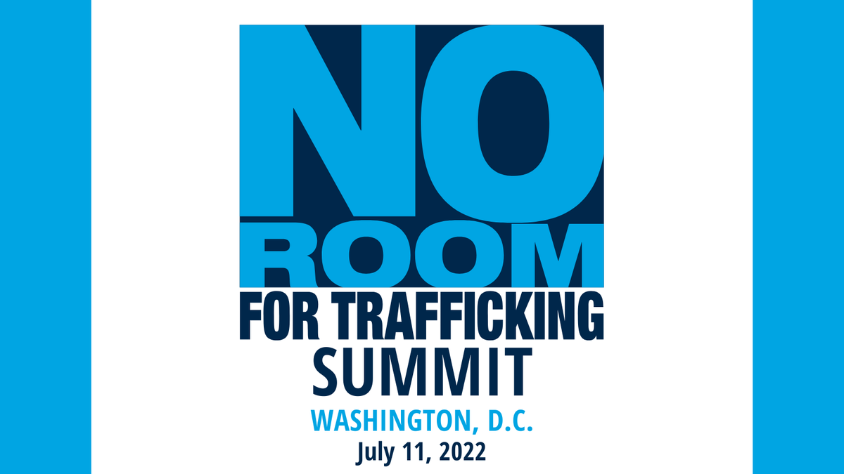 ChipAHLA's tweet photo. In honor of the @AHLAFoundation's No Room for Trafficking three-year anniversary, the AHLA Foundation is hosting an anti-trafficking Summit in Washington, D.C. on Monday, July 11 ahead of World Day Against Trafficking in Persons. #NRFT https://t.co/GGyEGJHqdN