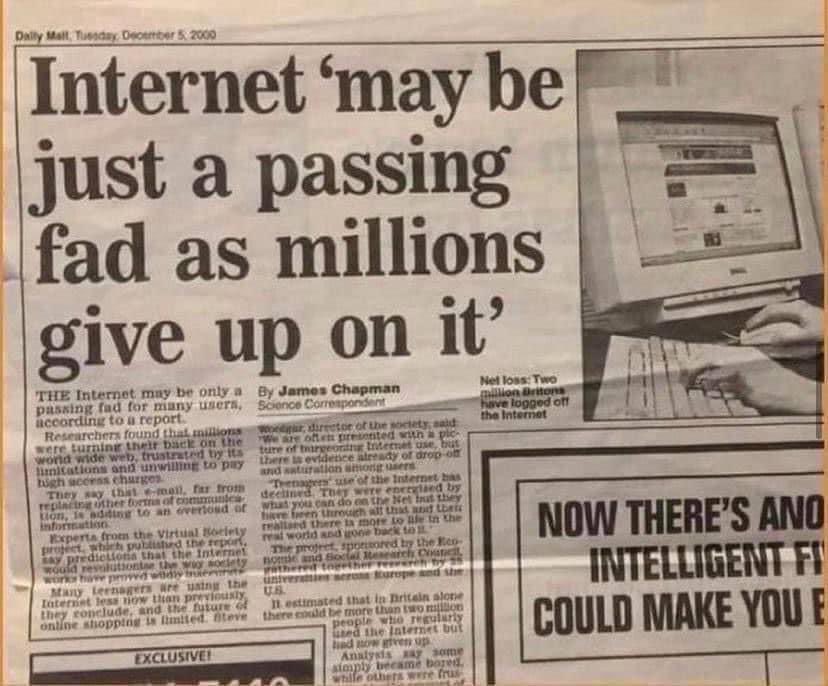 Remind you of something? As Puff Daddy once said, “We ain’t going nowhere.”
#TBT #NFT #Crypto