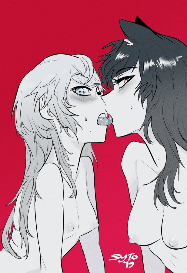 Weiss and Blake are up to something sexy.~