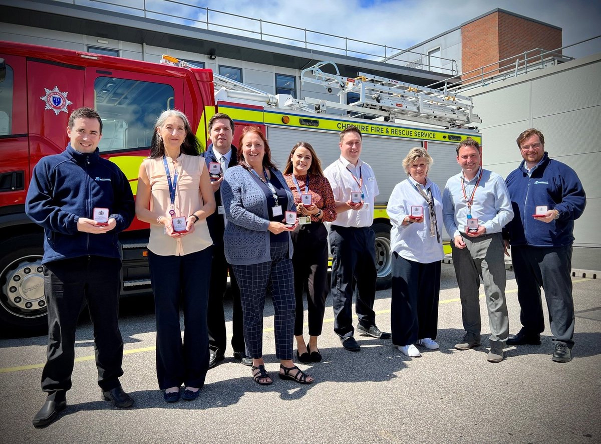 BenjiEvans10's tweet photo. What a lovely way for @CheshireFire to acknowledge the contribution their staff made during the pandemic. #TeamWorkMakesTheTeamWork #EDI https://t.co/RjkIHLcSbQ