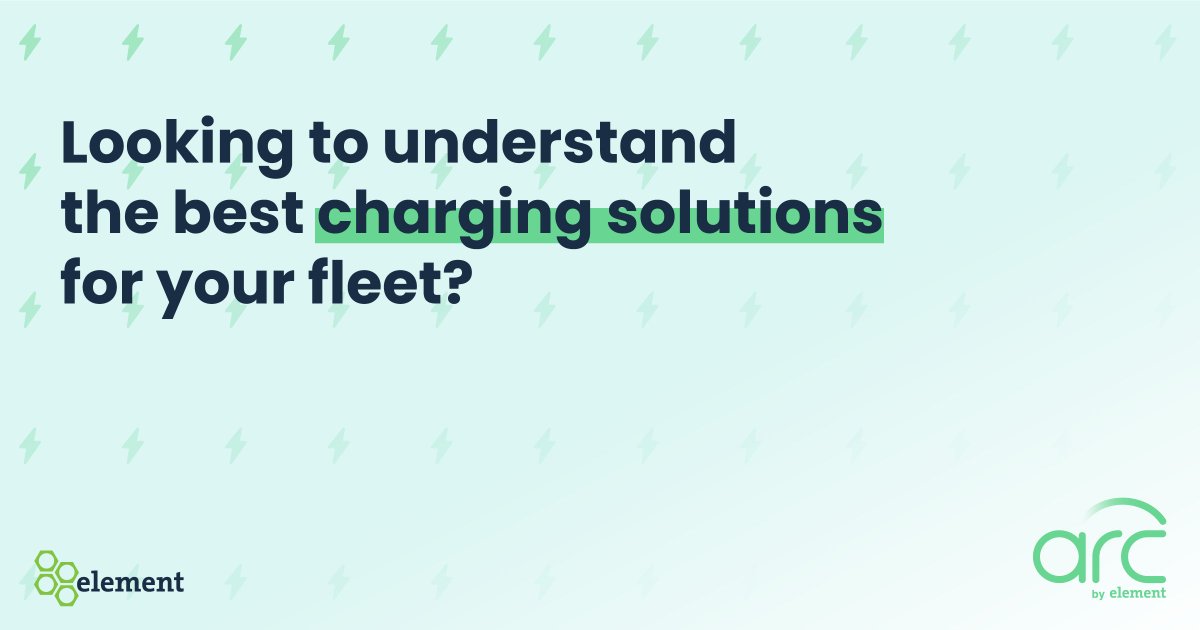 ElementFleet's tweet photo. Finding the optimal EV charging solution that matches your fleet unique needs is key to a successful fleet electrification journey.
Discover how to assess the different solutions and chargers available: https://t.co/FnXnoOYvpB
#EV #chargingsolutions #ArcbyElement https://t.co/2KMEZnV18c