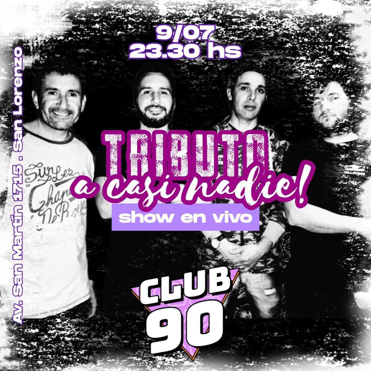 SÁBADO en 🪩 CLUB 9️⃣0️⃣ 🪩 RESERVAS 3476555837-3476622777