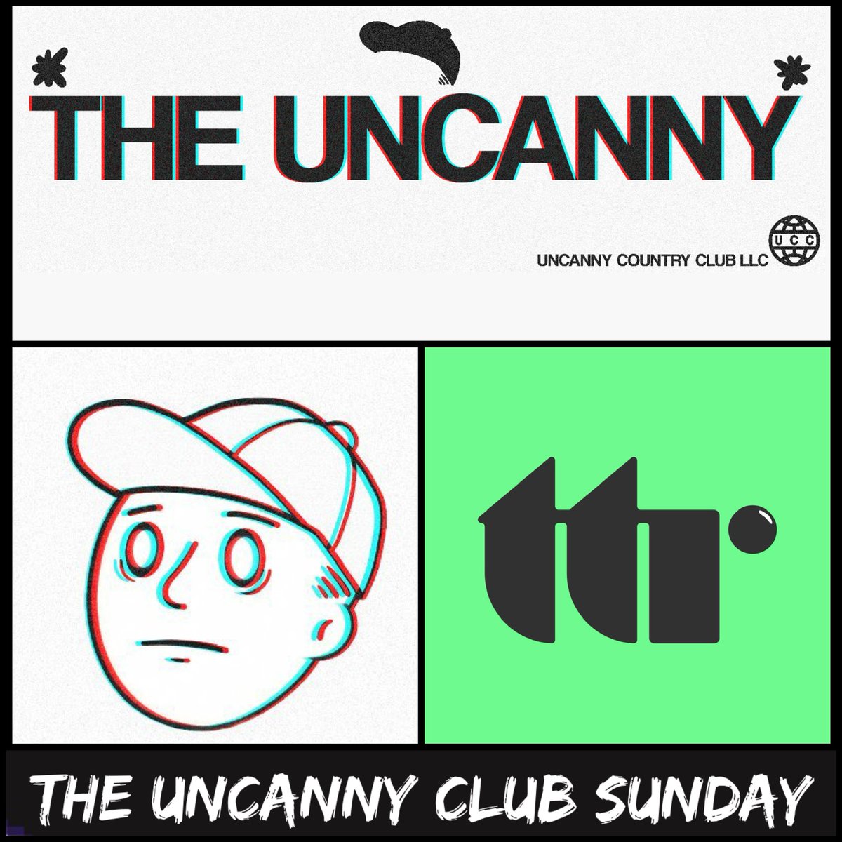 taptap_rev's tweet photo. 🚨Twitter Spaces Alert🚨

We have a Twitter Spaces with one of @TheUncannyClub Founders @NFTsBreezy this Sunday at 9:00pm EST! 

Don’t miss a glimpse into the world of The Uncanny with giveaways, alpha, and more! 

See you there! 👀 ⬇️

https://t.co/0lj6AA0K8O https://t.co/Zg4EzVbv39