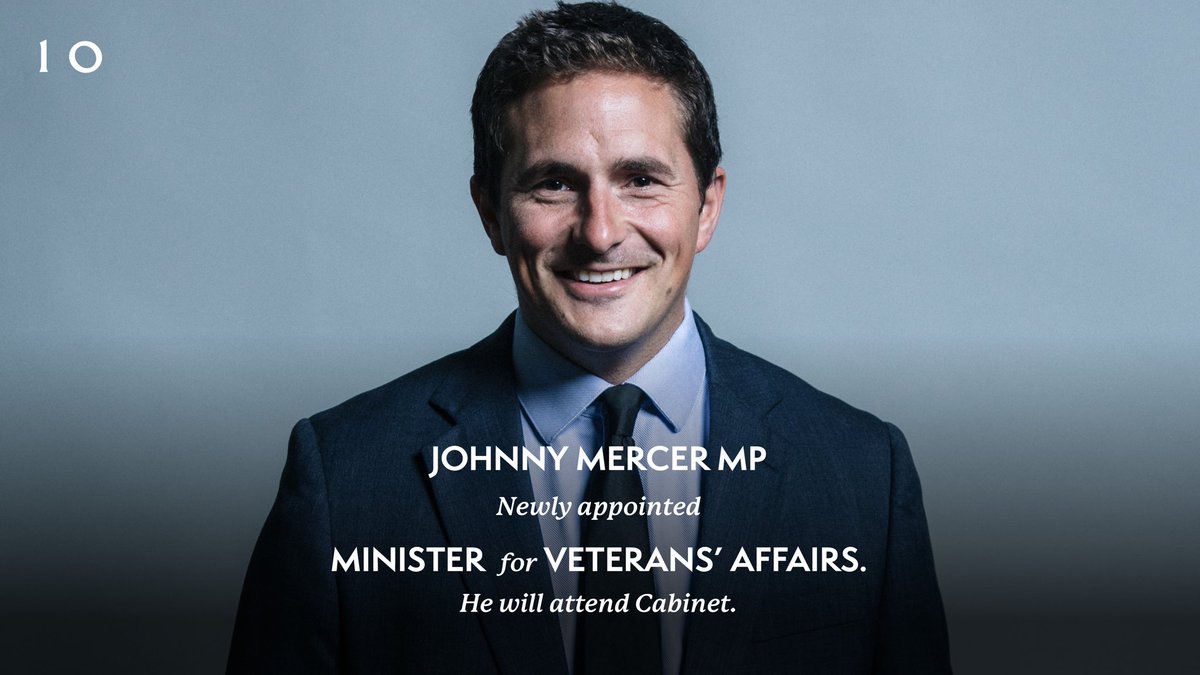 Delighted to be the UK’s first Cabinet Minister for Veteran’s Affairs, which together with the Office for Veterans Affairs, finally aligns us with our international allies in how veterans are represented across Government.

Promises to our Veterans are important, and will be kept