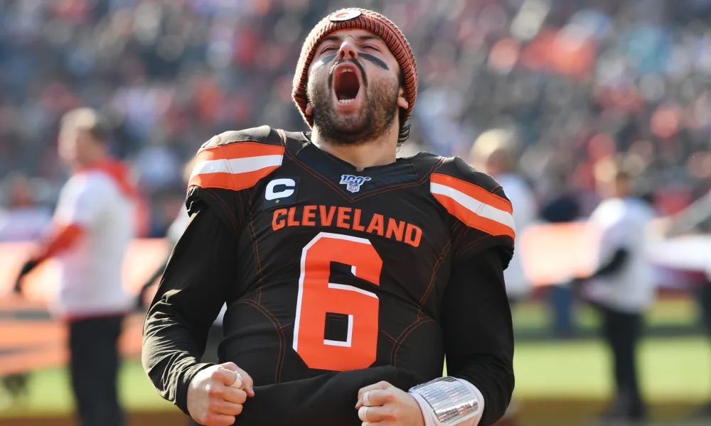 Thank you Baker Mayfield for opening up the victory fridges.

Thank you Baker Mayfield for turning this organization around. 

Thank you Baker Mayfield for that glorious Sunday night in January at Heinz Field. 

Thank you Baker Mayfield for everything you did in The Land🥹