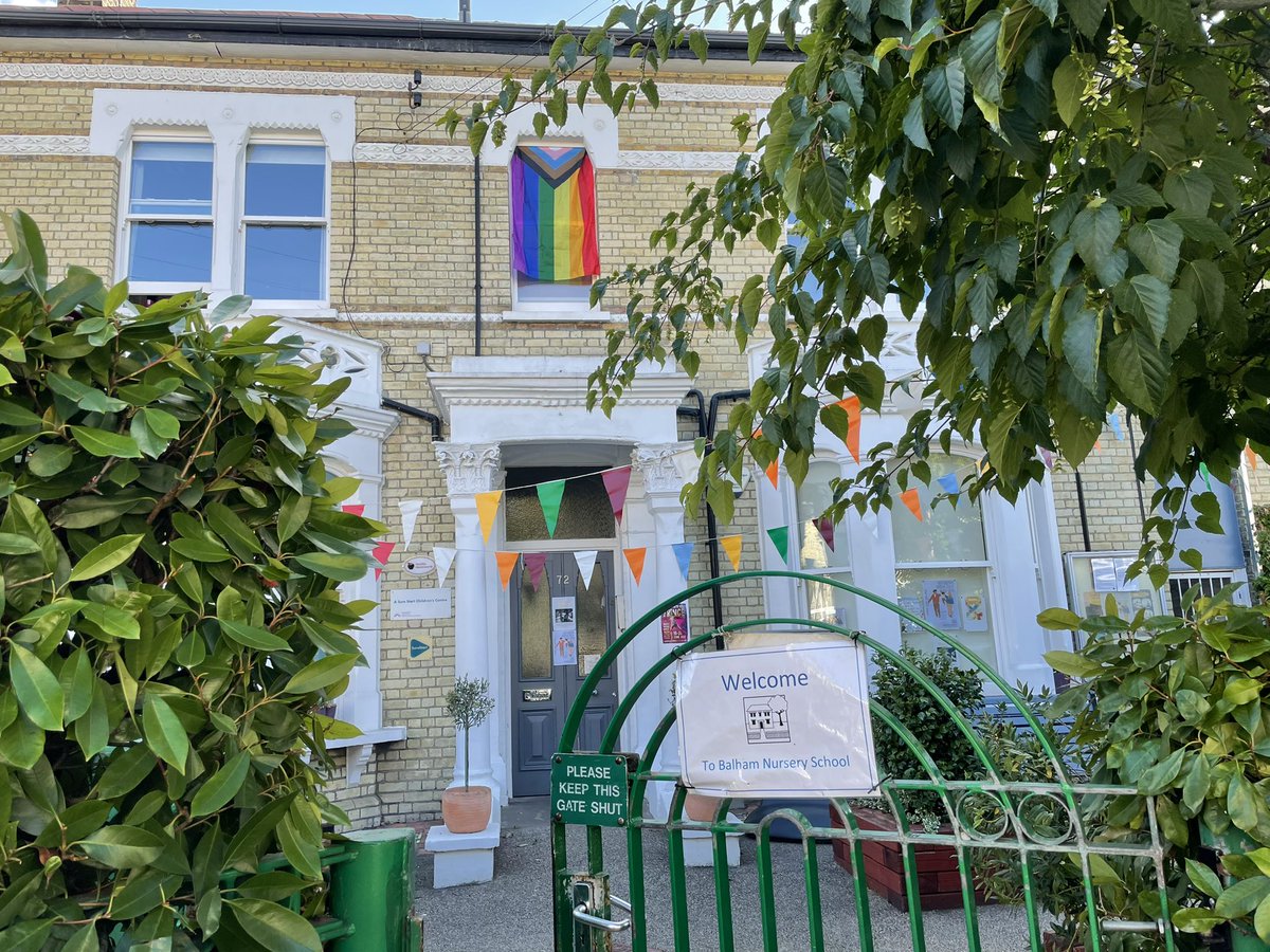 Everyone welcome at Balham Nursery #PrideMonth2022 #NewProfilePic #maintainednurseryschool