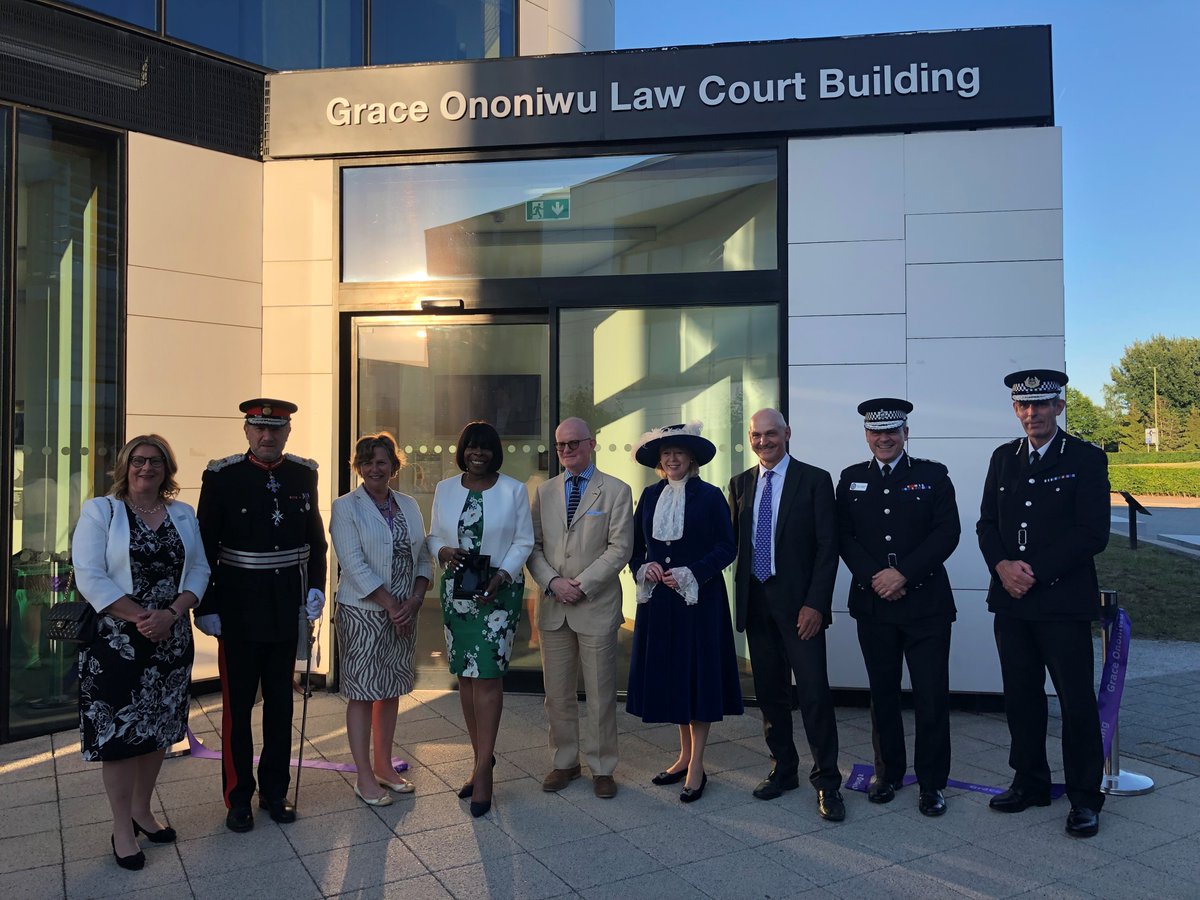 Tonight we officially renamed our Law Court in honour of Dr Grace Ononiwu CBE, alumna and the first Afro-Caribbean person to serve as Chief Crown Prosecutor in the UK. <a href="/CPSUK/">Crown Prosecution Service</a> <a href="/UH_HLS/">Hertfordshire Law School</a> 

#HertsAlumni