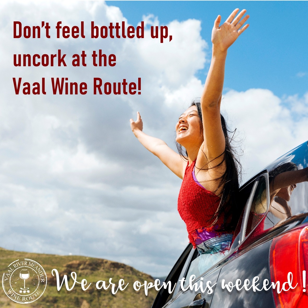 Only 3 #winetasting #weekends left before it's all over!

Taste 8 different #wines at only R50pp. There are 8 #winetasting venues on the 2022 Vaal Wine Route to choose from 🍷

Be sure to book a table as space is limited!

🍷vaalwineroute.co.za
🍷info@vaalwineroute.co.za