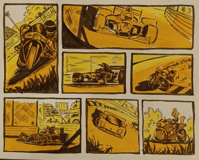 Felt the need to train on vehicles.
Poses and gesture apply also on these afterall! 