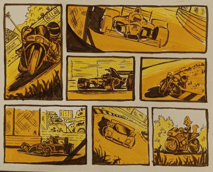 Felt the need to train on vehicles.
Poses and gesture apply also on these afterall! 