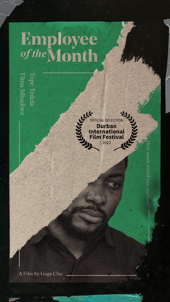 employeefilm's tweet photo. It’s festival season and we are in the Official selection for the Durban International Film Festival @DIFFest 🎉🎉 

We are thrilled and grateful to our team. Our stories will be told to the world. 
#endsars #durbanfilmfestival #eotm 

@GogaClay @TopeTedela @capt_elma https://t.co/obBEMSwSRp