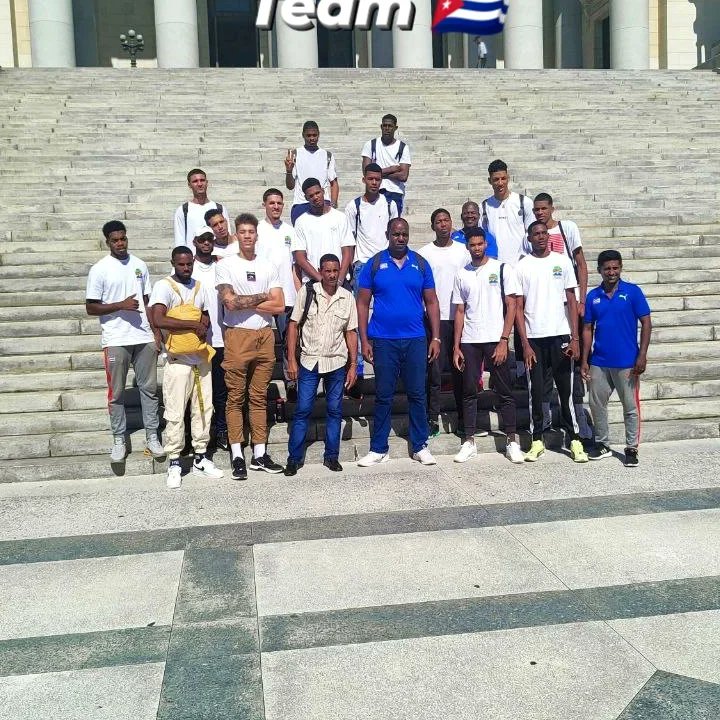 Equipo cubano sub21 de voleibol🇨🇺🏐.