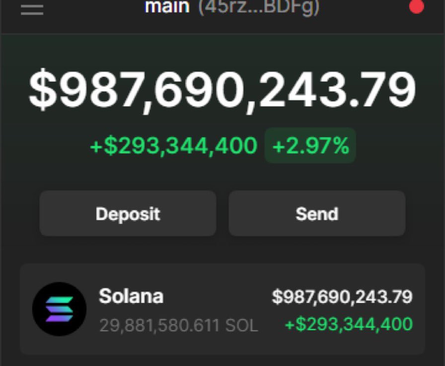 Just grabbed a screen shot of a wallet I don’t own that has tons of money in it. What floor am I sweeping?

#NFTs #crypto #solana