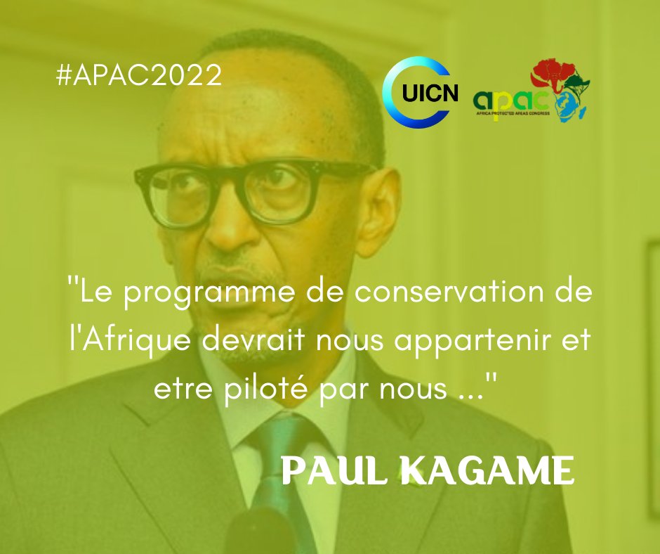 UICN-PACO (@uicn_paco) on Twitter photo La première édition du Congrès africain sur les aires protégées #APAC2022 se tiendra du 18 au 23 juillet, à #Kigali la capitale du #Rwanda. Cette rencontre vise à améliorer les conditions de protection de la nature en #Afrique. <a href="/BirdLife_News/">BirdLife International</a>
<a href="/ConservationOrg/">Conservation Intl</a> La première édition du Congrès africain sur les aires protégées #APAC2022 se tiendra du 18 au 23 juillet, à #Kigali la capitale du #Rwanda. Cette rencontre vise à améliorer les conditions de protection de la nature en #Afrique. <a href="/BirdLife_News/">BirdLife International</a>
<a href="/ConservationOrg/">Conservation Intl</a>