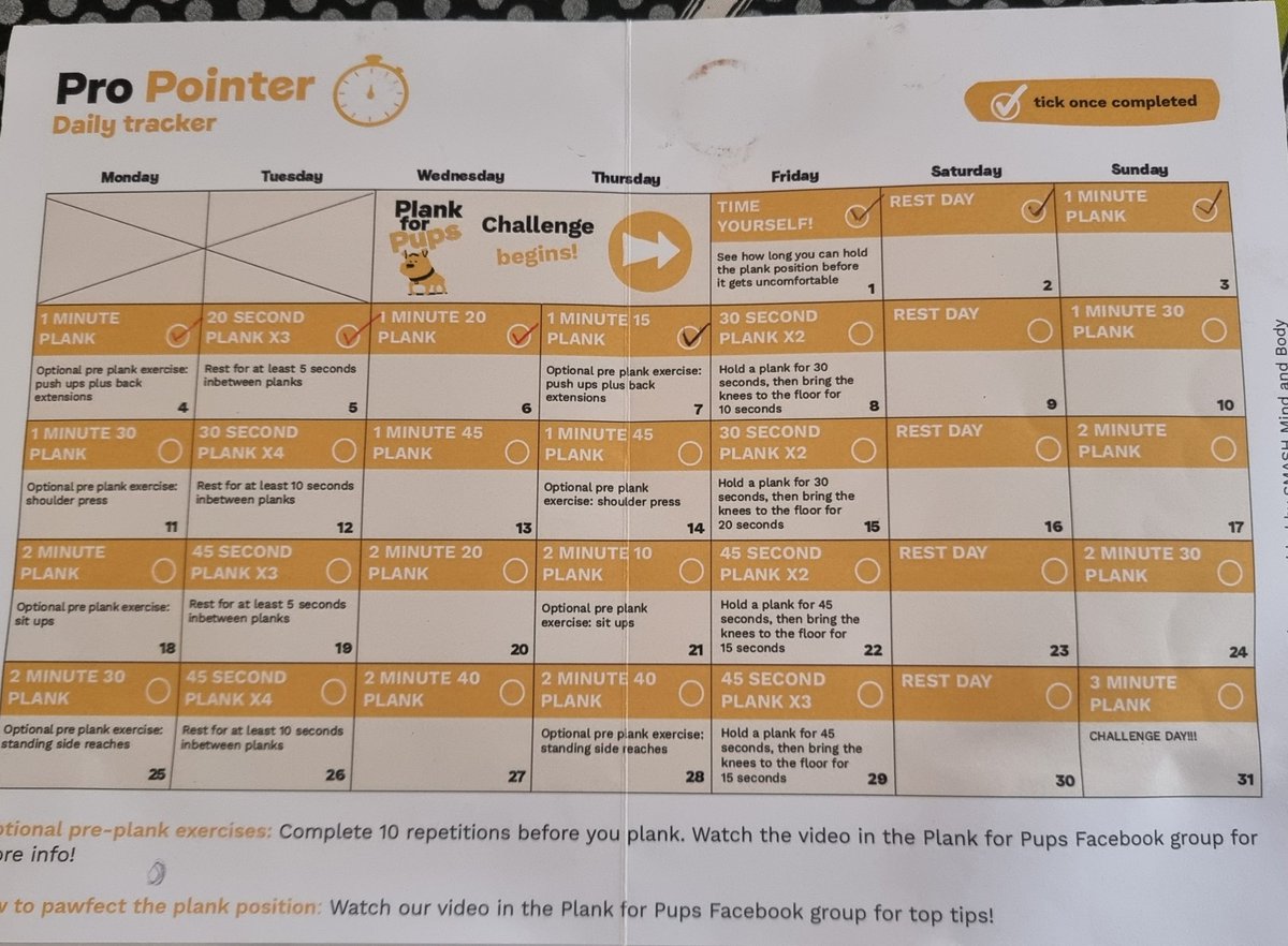 Aviation_Stu's tweet photo. Mary Kate has taken up the July @DogsTrust #Plankforpups challenge with Jay, Lottie Toby & Marley. I'm not sure if it's helpful or a distraction
If you can help Mary reach her goal then please use the link below TY.
https://t.co/ZT7NEljc05 https://t.co/3Zn0pOrAJo