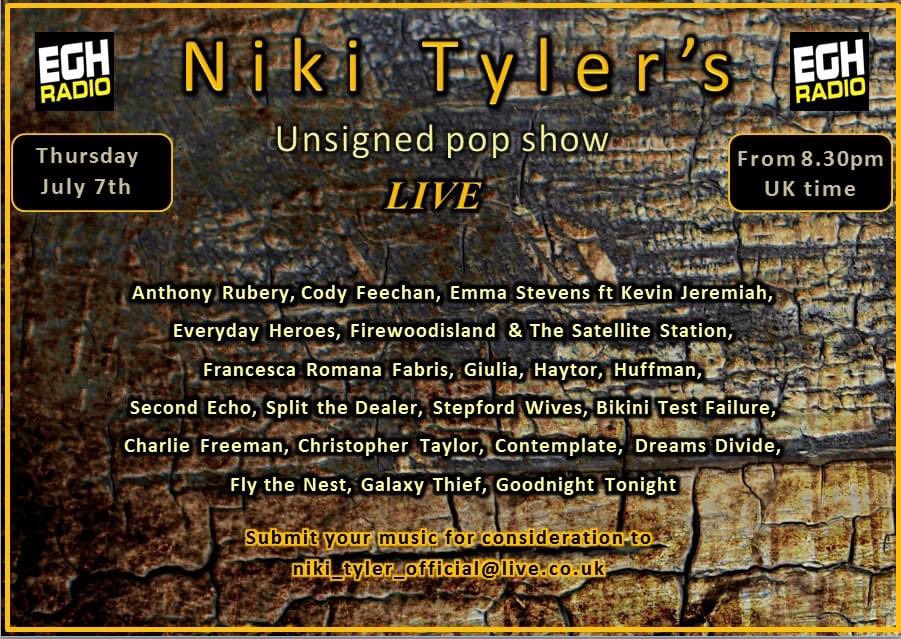 Playing next &amp; #LIVE now <a href="/EGHRadio/">EGH Radio</a> pop show <a href="/chiccafabris/">francesca r. fabris</a> with ‘Perfect Time’ #tunein eghradio.mixlr.com/events/1219488