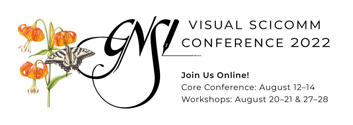 🎉  Registration for the 2022 Visual SciComm Conference is OPEN! 🎉 

We invite everyone to join us online for a celebration of visual science communication and science art. Details on our website, or in the thread below! #sciart #scicomm #vizscicomm

gnsi.org/2022conf