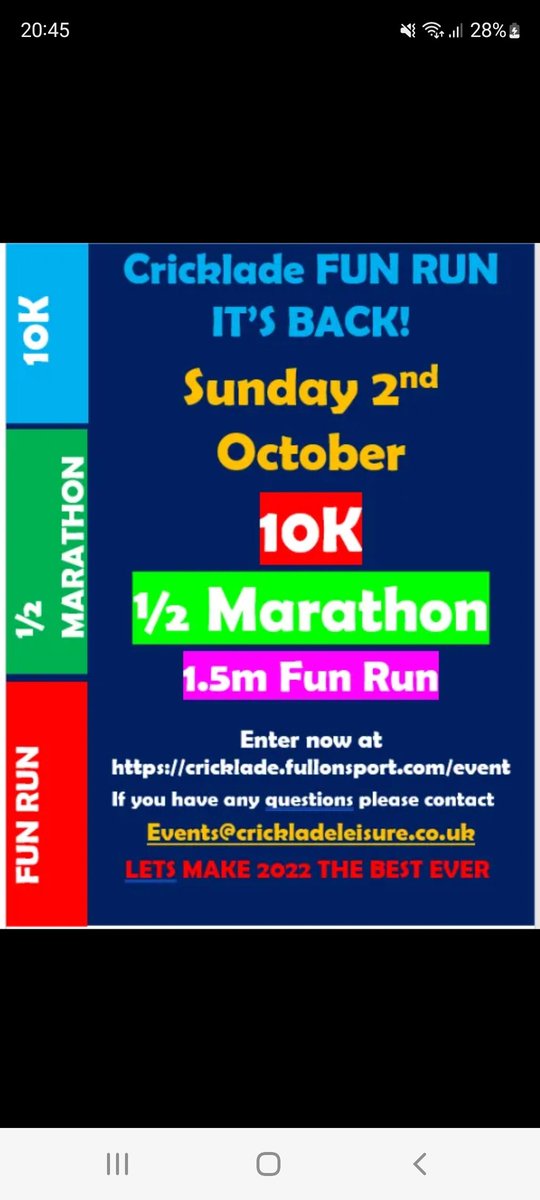 #funrun #halfmarathon #running #10K #10kClub #cricklade
