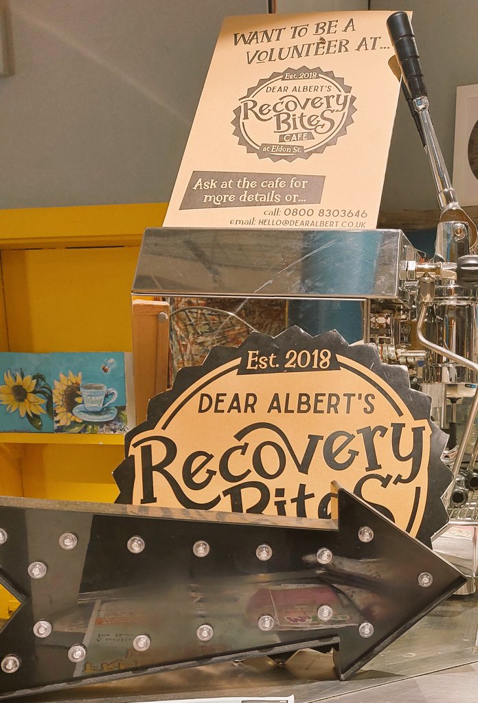 aspey_mark's tweet photo. Enjoyed my lunch at Recovery Bites café @DearAlbert today very welcoming and good to be reminded of #recoveryinaction #recovery #recoverycommunity https://t.co/8JhSUJZnyx