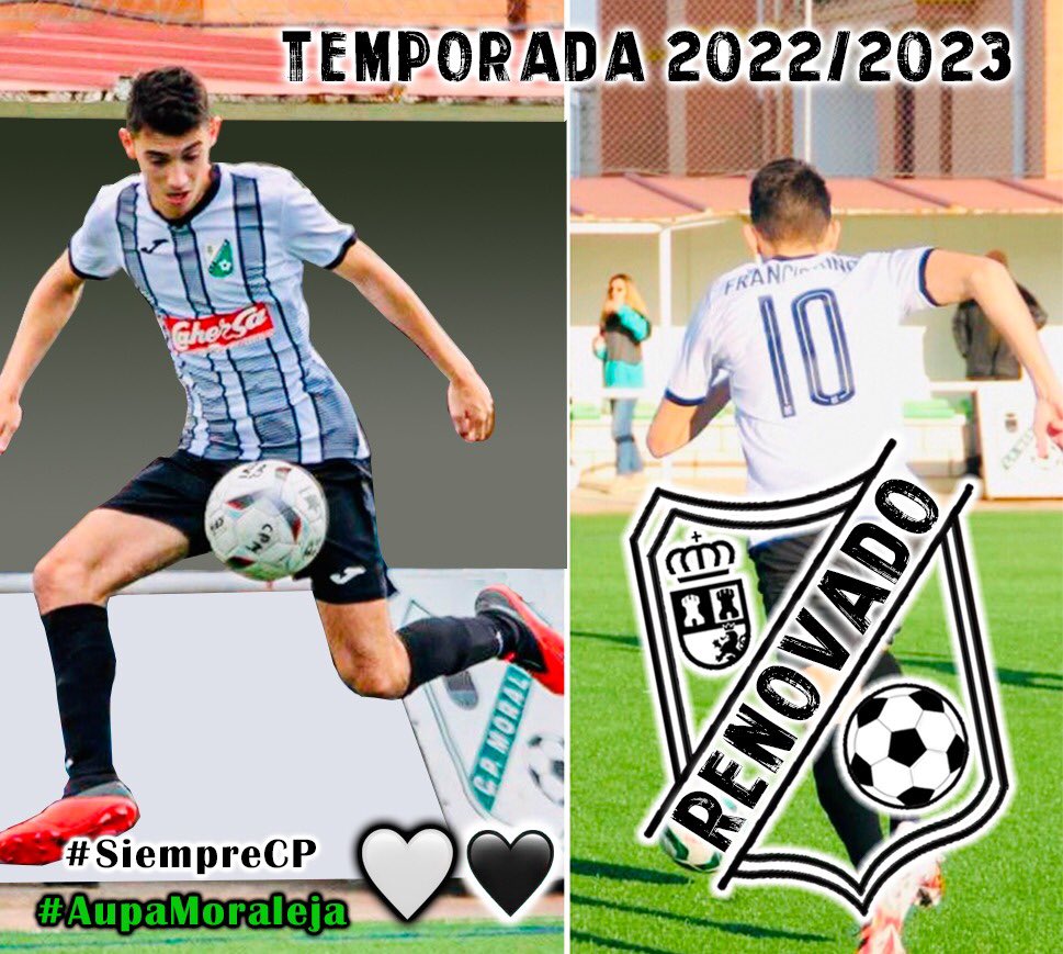 🚨ATENCIÓN:

2º Renovación en la Plantilla:

Este será su 5º año defendiendo los colores del CP🤍🖤 … con tan sólo 24 años se ha convertido en uno de los pesos pesados del vestuario!!😜⚽️😜

Francisco Gaspar Sánchez   “FRANCISKINO”🚀⚽️🚀

#SiempreCp🤍🖤
#Temporada22/23