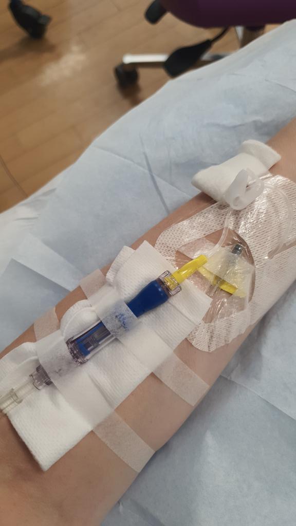 sjfanning's tweet photo. Day One smashed, first of a few weeks of fun chemicals and lasers. And honestly it was fun. And informative, and reassuring, and positive, thanks to the always amazing stars of the @royalmarsdenNHS @macmillancancer @MaggiesCentres https://t.co/WD5NrFoh1T