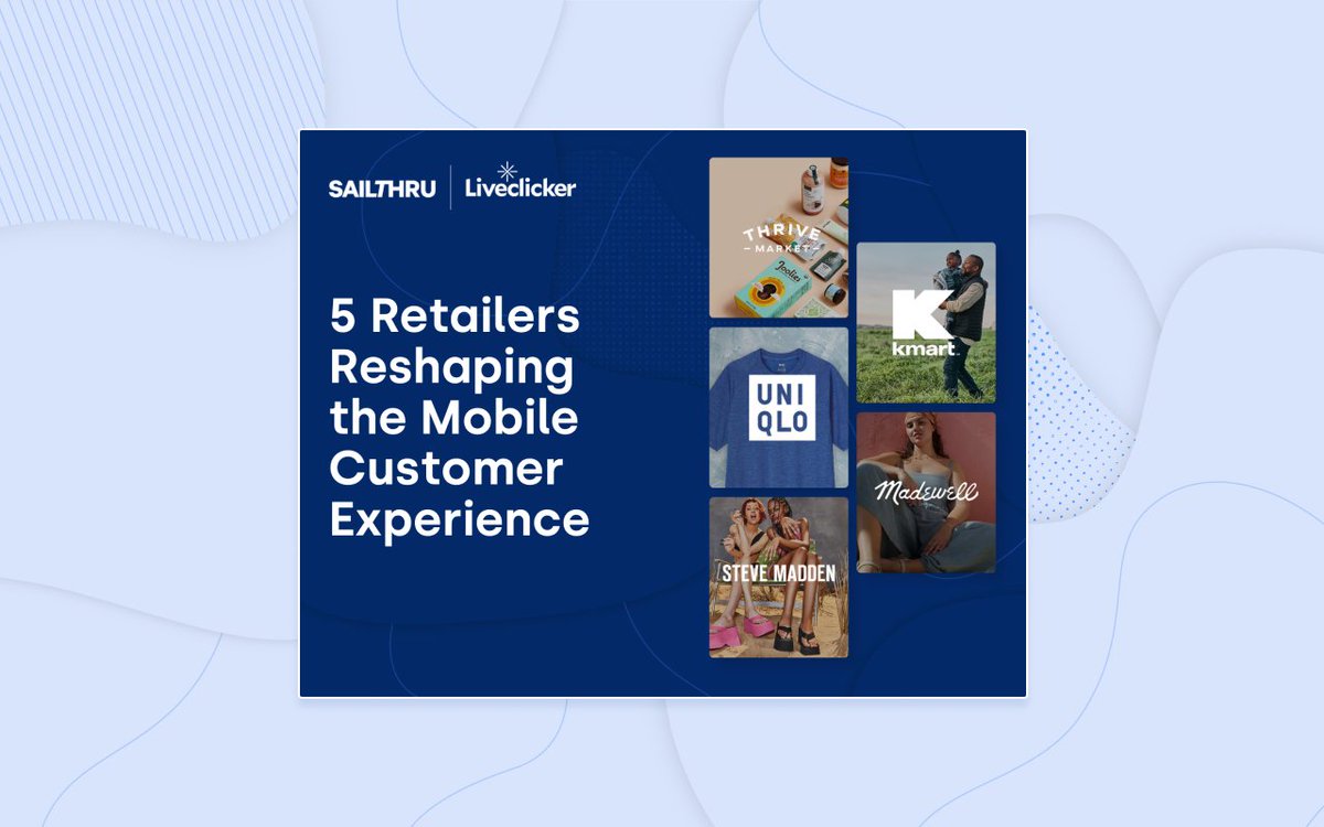 Many retailer aren't delivering the personalized mobile shopping experiences customer have come to expect.

Join the 62% of #retail's top 100 brands elevating their #mobile customer experiences. sthru.co/3bMcv0w