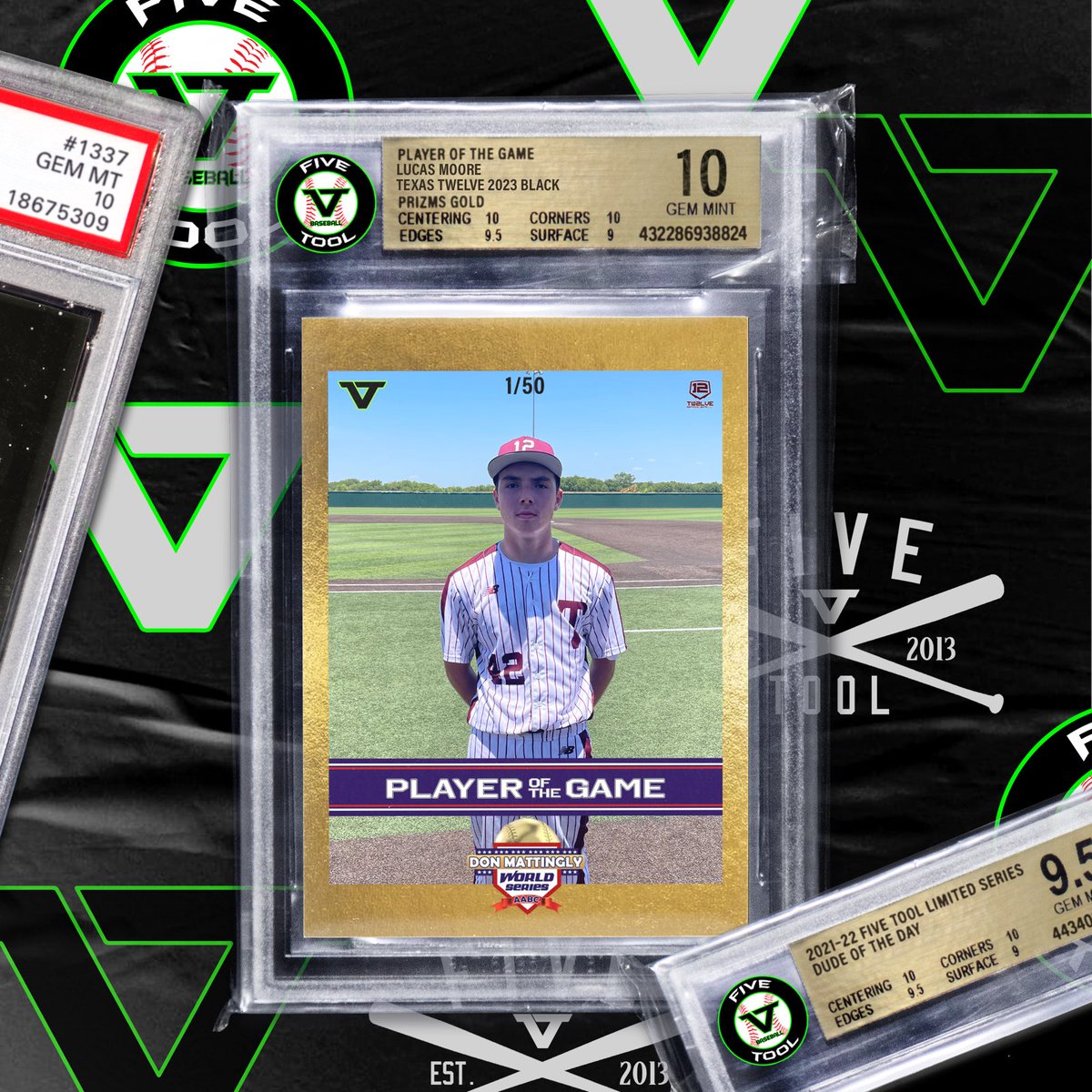 Five Tool Baseball (@fivetool) on Twitter photo #MattinglyWS F: <a href="/TwelveRecruits/">Texas Twelve Recruiting</a> 2023 Black 1, Dallas Mustangs 17U Sharp 0
PoG: <a href="/LucasMoore1242/">Lucas Moore</a> 6 IP, 7K, H, 0R
Notables: <a href="/garritano_tyler/">Tyler Garritano</a> 1-3, RBI | <a href="/LaneSparks12/">Lane Sparks</a> 1-3, 3B #MattinglyWS F: <a href="/TwelveRecruits/">Texas Twelve Recruiting</a> 2023 Black 1, Dallas Mustangs 17U Sharp 0
PoG: <a href="/LucasMoore1242/">Lucas Moore</a> 6 IP, 7K, H, 0R
Notables: <a href="/garritano_tyler/">Tyler Garritano</a> 1-3, RBI | <a href="/LaneSparks12/">Lane Sparks</a> 1-3, 3B