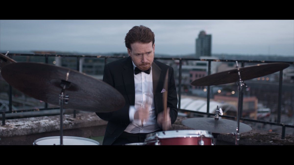 diveboytheband's tweet photo. The Music Video for Sleepers comes out at midnight tonight! 🌖

We shot the video with @islamediaco on the roof of @MetropoleCork an incredible location overlooking Cork City. 

We can’t wait to share it with you, the city looks great in golden hour but….. https://t.co/tTk6S3mulB