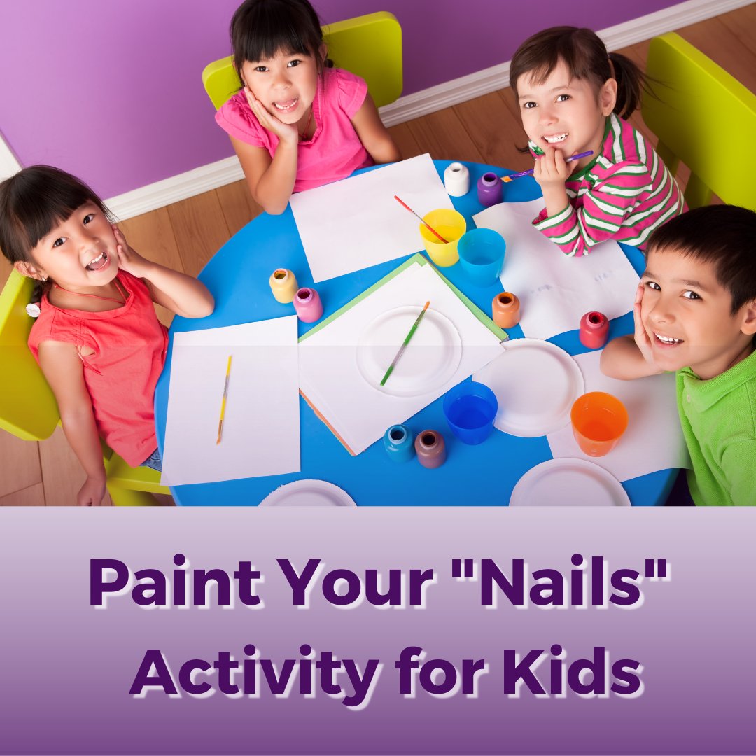 CNTGlenview's tweet photo. From toddlers developing fine motor skills to older children who love to paint, this "Paint Your Nails" activity will be a BIG HIT.  #FineMotorSkills #SummerFun #Parenting https://t.co/tMNltpJV8y https://t.co/trB551G7lI