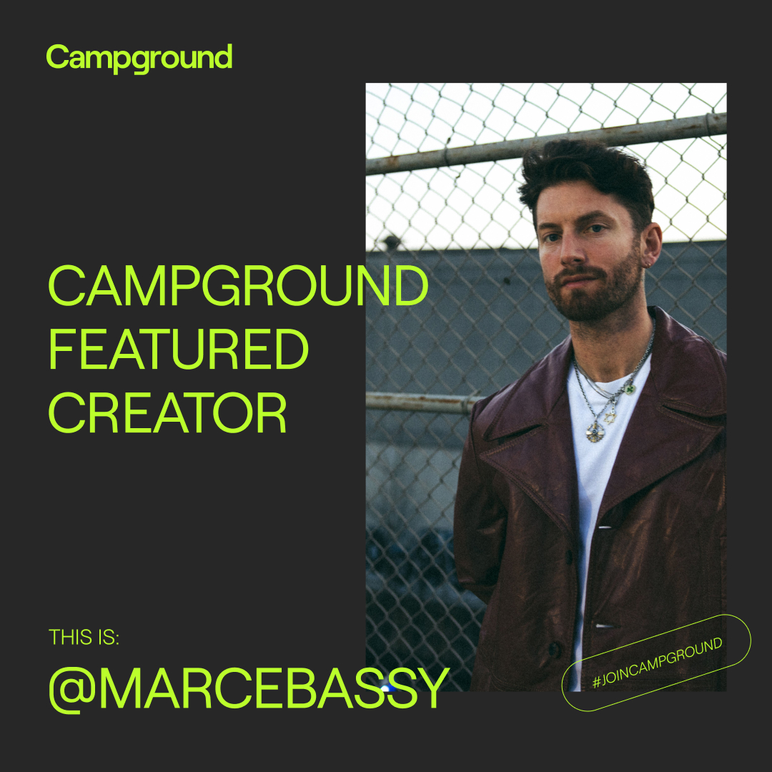 Campground ποΈ (@joincampground) on Twitter photo Get <a href="/MARCEBASSY/">MARC E. BASSY</a> a double-platinum recording artist with over 4.1 million monthly Spotify listeners exclusive <a href="/joincampground/">Campground ποΈ</a> NFT now!
Get a BTS look at making his latest album, exclusive videos, and more!
Buy here: campground.co/marcebassy
#NFTs #MusicNFTs #web3community Get <a href="/MARCEBASSY/">MARC E. BASSY</a> a double-platinum recording artist with over 4.1 million monthly Spotify listeners exclusive <a href="/joincampground/">Campground ποΈ</a> NFT now!
Get a BTS look at making his latest album, exclusive videos, and more!
Buy here: campground.co/marcebassy
#NFTs #MusicNFTs #web3community