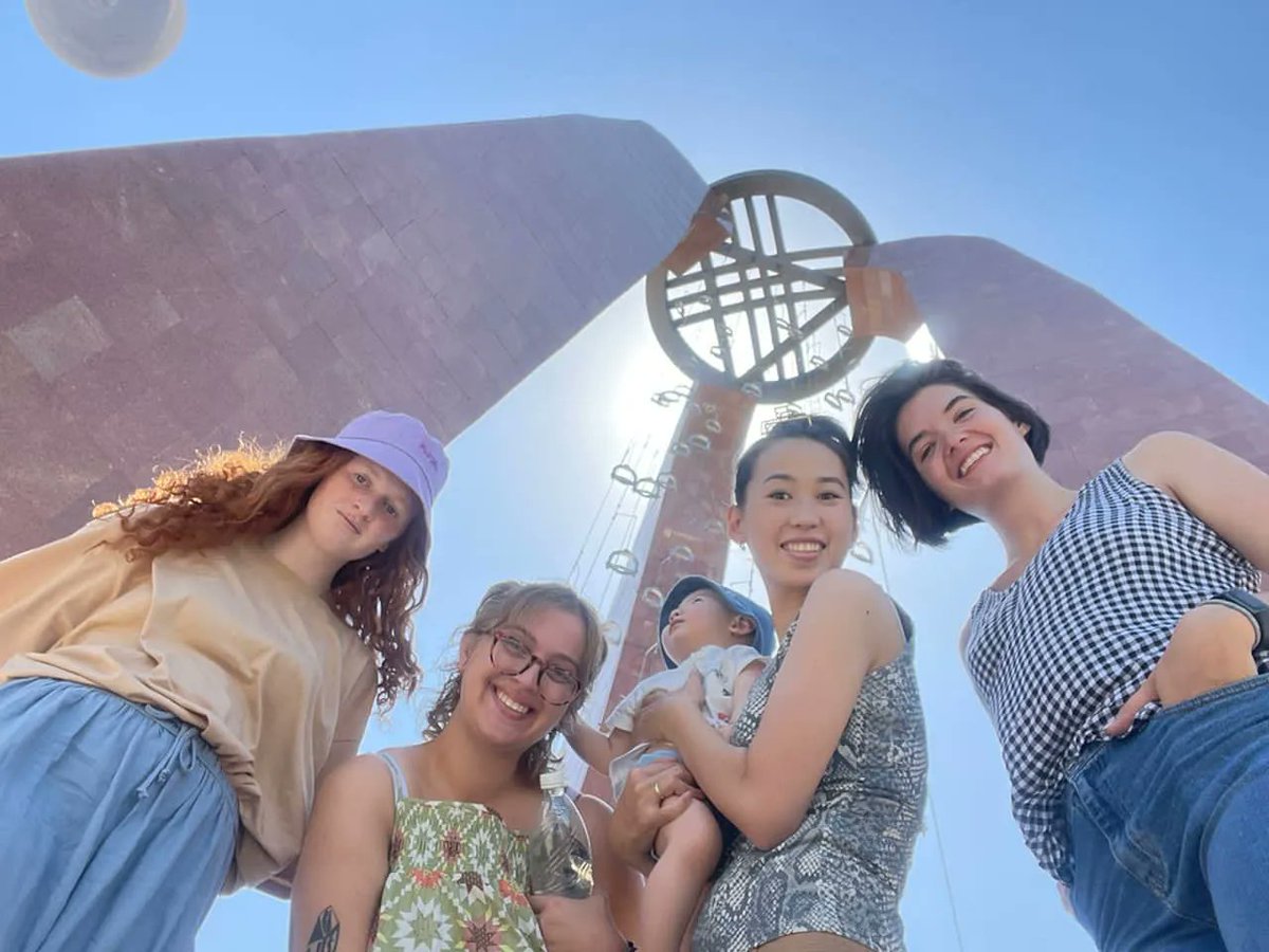 CLSscholarship's tweet photo. #CLSRussian scholars in Bishek, Kyrgyzstan participated in Host Family Day! Students visited a national park, dress shopped, saw a historic monument, and prepared regional specialities with their host families. What a blast! #LanguageLearning #CLS22 @ECAatState https://t.co/yJ2Y7ThUOh